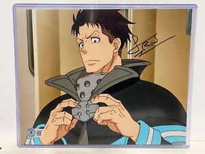 Fire Force Akitaru Obi 10x8 Photo Signed by Jeremy Inman Beckett Authenticated