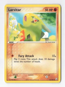 Larvitar 62/109 Regular Team Rocket Returns Vintage Pokemon TCG Card MP - Picture 1 of 2
