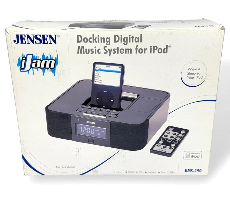 Jensen iJam iPod Speaker Dock with Remote JiMS-190 2006 - Image 1 of 4