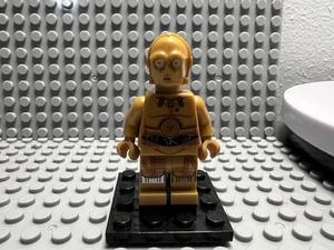LEGO Star Wars Minifigura - C-3PO coloridos cables patas impresas - SW0700 - Imagen 1 de 4