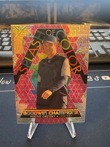 2022 Goodwin Champions Splas Of Color  Wayne Gretzky Pink Traxx  /299 - Picture 1 of 4