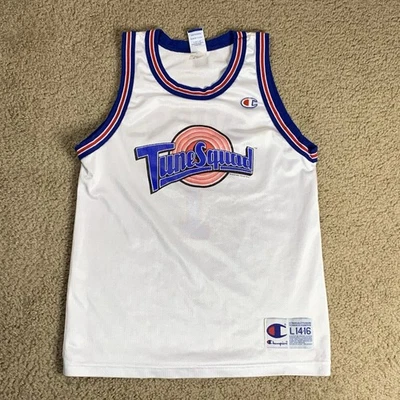 Camiseta deportiva de baloncesto vintage Champion Tune Squad grandes insectos Space Jam Looney Tunes Foto 1 de 4