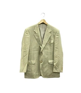 BURBERRY 7% & 500 23:59 on the 18th Linen Blend Check Pattern Tailored - Picture 1 of 8