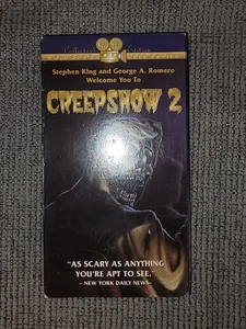 Creepshow 2 VHS Horror Movie 1995 Collectors Edition. Acceptable Artwork. - Picture 1 of 7
