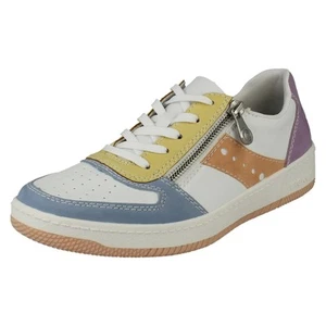 Damen Riekers 100% Vegan Turnschuhe Freizeit M5520 - Picture 1 of 10