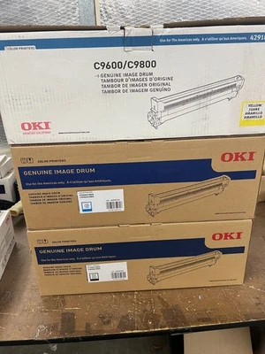 TAMBORES IMAGEN OKI C9600 C9800 ORIGINALES 42918101 42918103 42918104 NUEVOS EN CAJA Foto 1 de 2