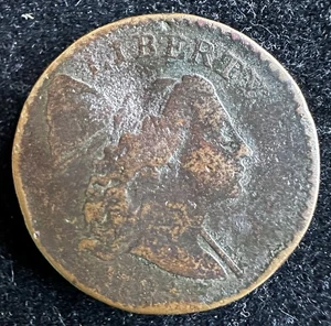 Centavo grande Liberty Cap 1794 - moneda de cobre de 1 c de Estados Unidos - Imagen 1 de 2