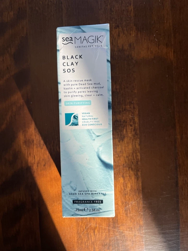 Sea Magik Black Clay SOS Dead Sea Mud Rescue Mask 75ml - Image 1 of 1