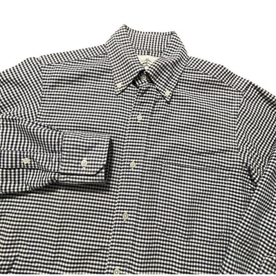 Brooks Brothers Black Fleece Button Down Shirt Men Medium Navy Plaid Thom Browne - Image 1 of 4