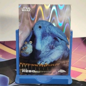 2025 Topps Chrome Star Wars #89 Max Rebo Ray Wave Refractor - Imagen 1 de 3