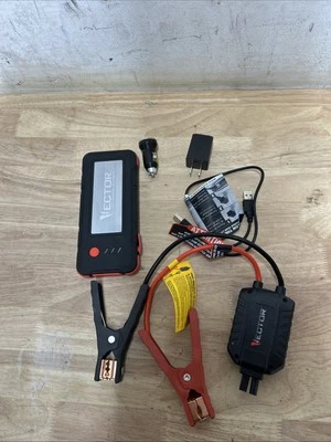 VECTOR 1600 Peak Amp Automotive Lithium Jump Starter, Portable Power-15W USB-A&C - Image 1 of 4