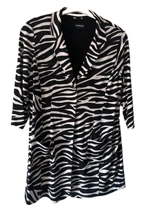 Samoon Zebra Long Blazer Gr 44 - Bild 1 von 5