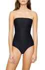 Onia Rib Convertible One Piece Black Swimsuit Size Large L12356