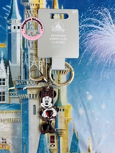 Disney Parks Minnie Mouse Geburtsstein JANUAR Schlüsselanhänger Taschenanhänger Neu - Bild 1 von 1