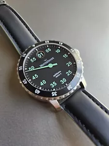 MeisterSinger Salthora X Green Diver mit Box + 3 Riemen tolles Lume, selten + cool - Bild 1 von 18