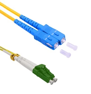SC/PC-LC/APC Duplex, Fiber Optic Bracket 9/125 SM OS2 Made in Italy - Picture 1 of 4