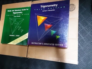Trigonometry, 3rd, Instructor with Student Solutions, Larson, Hostetler - Picture 1 of 1