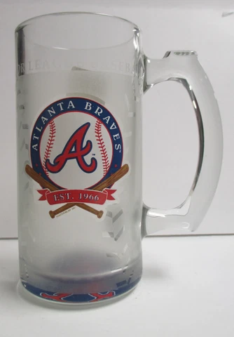 MLB Atlanta Braves 3D Wrap Logo Glass Cover