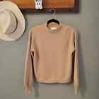 Pink Rose Brown Sweater Size XS