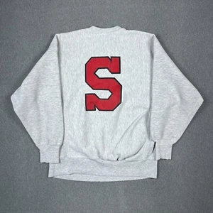 VTG Lee Sweatshirt Mens Large Stanford University Double Sided Reverse Weave USA - Picture 1 of 11