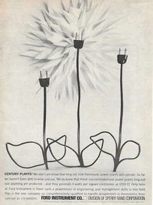 1963 Ford Instrument Co. (Sperry Rand) Print Ad ~ Thermionic Power Plants - Picture 1 of 7
