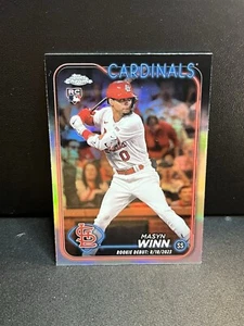 2024 Topps Chrome Update Series - #USC23 Masyn Winn (RC) Refractor - Picture 1 of 2