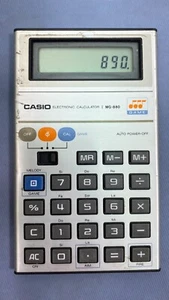 Vintage Rare CASIO MG-880 Calculator with Music/Game invaders -Tested - Picture 1 of 11