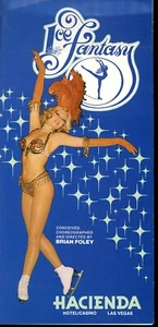 1970's Hacienda Hotel Casino Las Vegas Ice Fantasy Program with Brian Foley - Picture 1 of 3