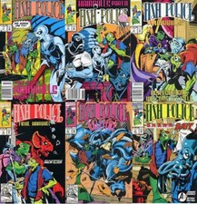 FISH POLICE (1992)   1-6 Marvel 'swims' with Moncuse..!