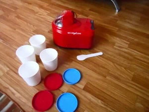 NEMOX Eismaschine Gelato Chef 2200 rot, TYP CICM Neuwertig Tadellos 2x benutzt - Bild 1 von 11
