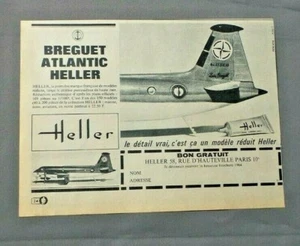 PUB PUBLICITE ANCIENNE ADVERT CLIPPING 160519 MODELE REDUIT AVION BREGUET HELLER - Imagen 1 de 1