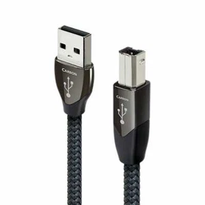 AUDIOQUEST CARBON USB CABLE TYPE A - B PLUG  1.5m NUOVO - Picture 1 of 1