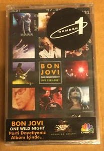BON JOVI - ONE WILD NIGHT LIVE 1985-2001 (2001) SEALED CASSETTE MADE IN TURKEY - Picture 1 of 2
