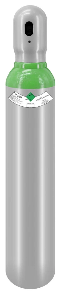 VOGELMANN Bouteille MIX ARGON (82%) CO2 (18%) de gaz 8 litres inerte usine de MIG soudage