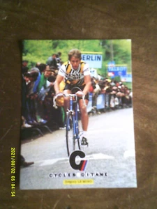 Carte Postale CYCLES GITANE 1980 GREG LEMOND - Imagen 1 de 2