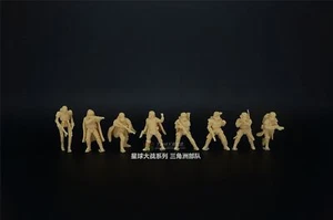 Delta Force 8 personas serie Star Wars impreso en 3D 1/72 modelo liso ¡NUEVO! - Imagen 1 de 3