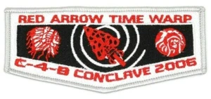 2006 Section C-4-B Conclave Flap Red Arrow Time Warp OA Patch - Bild 1 von 2