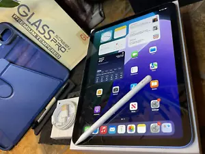 Apple iPad 10th Generation (64gb) WiFi (A2696) Blue w/ Pencil (Type-C) AppleCare - Picture 1 of 18