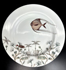 Fishy African Pompano Fish Collection Dinner Plate Ocean Nautical New York EUC