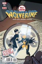 ALL NEW WOLVERINE #5 MAIN COVER A MARVEL COMICS 2016 EB33