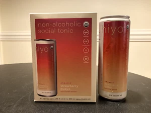 Agua carbonatada de guayaba fresa Hiyo sin alcohol, 8 latas - Imagen 1 de 2
