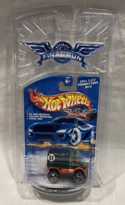 HOT WHEELS MERCEDES BENZ UNOMOG 2001 LAST PRODUCTION RUN FINAL RETIRING 26992 - Image 1 of 3