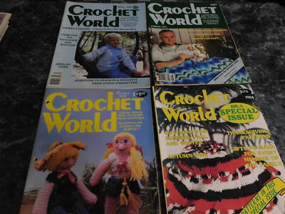 钩针世界杂志 6 件 1981 - 1985 年 — 第 1/2 张图片