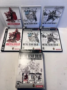 Metal Gear Solid: Essential Collection (Sony Playstation 2, 2008) PS2 Discs NICE - Picture 1 of 14