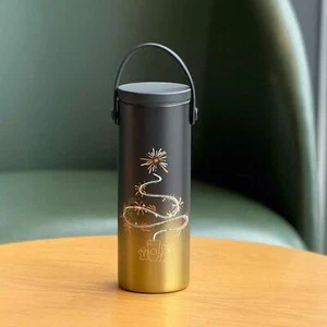 China Starbucks Winter Firework Black Gold 16oz SS Tumbler Cup - Picture 1 of 4