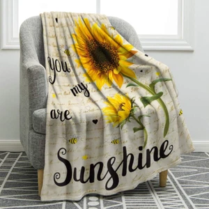 Sunflower Gifts Blanket for Women Girls, Sunflowers Throw Gifts for Sunflower Lo - Picture 1 of 7