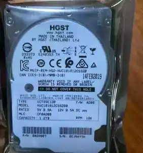 HGST HUC101812CSS200 Ultrastar C10K 1.2TB 12Gb/s SAS 2.5" HDD Hard Drive - Picture 1 of 2