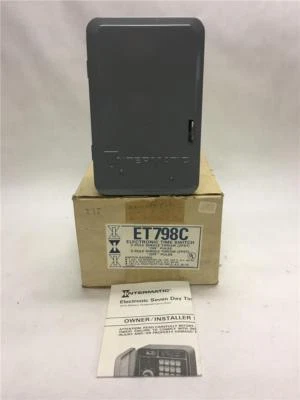 Intermatic ET798C Electronic 7-Day Time Switch 120VAC 60Hz. 2.5W Max. - Image 1 of 4