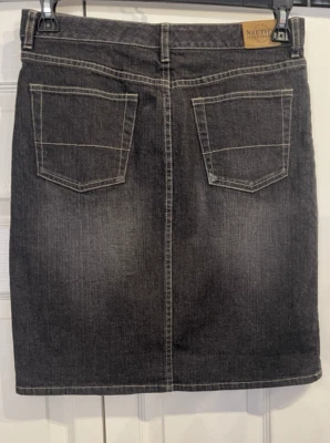 FALDA LÁPIZ VAQUERA MUJER NAUTICA TALLA 6 – ESTILO JEANS RECTOS GRIS OSCURO Foto 1 de 4
