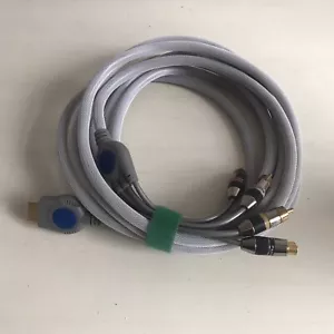Sony Playstation 2 PS2, PS1, PS3 AV, S-Video, Composite cable - Psyclone Brand - Imagen 1 de 4